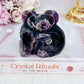 Large Chunky 425gram Dream | Chevron Amethyst Koala Carving
