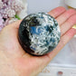Moss Agate Sphere on Stand 368g