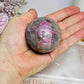Pink Tourmaline Sphere on Stand 212g