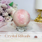 Pink Opal Sphere On Stand 288g