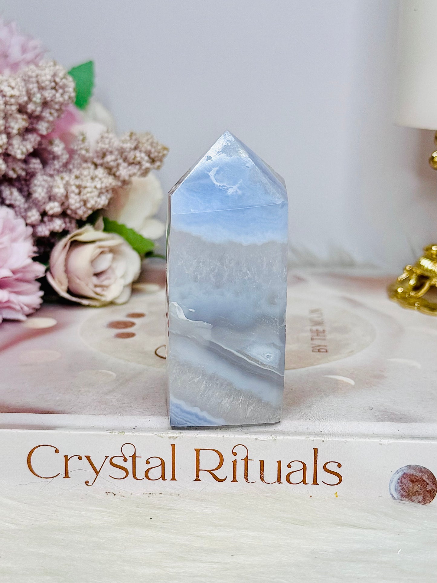 Blue Lace Agate Tower 7.5cm