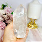 Natural Lemurian Clear Quartz Tower 11cm 399g