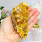 Cubed Yellow Calcite Specimen 12.5cm 351g