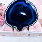 Heals Anger & Tension ~ Gorgeous Large Sliced Brazilian Crystal Agate Lamp Approx 16cm