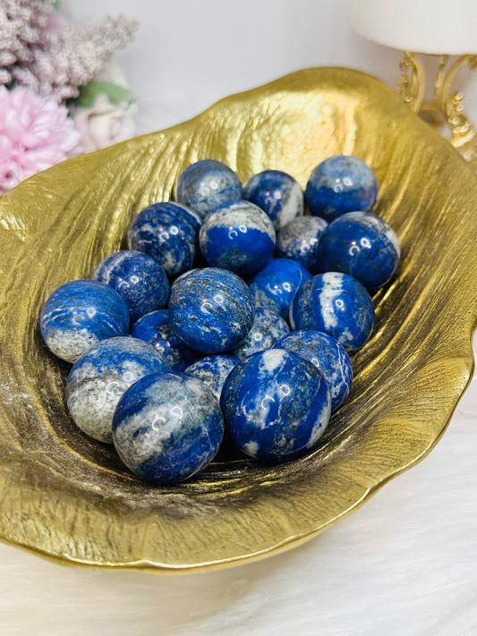 Small Lapis Lazuli Spheres $15 each