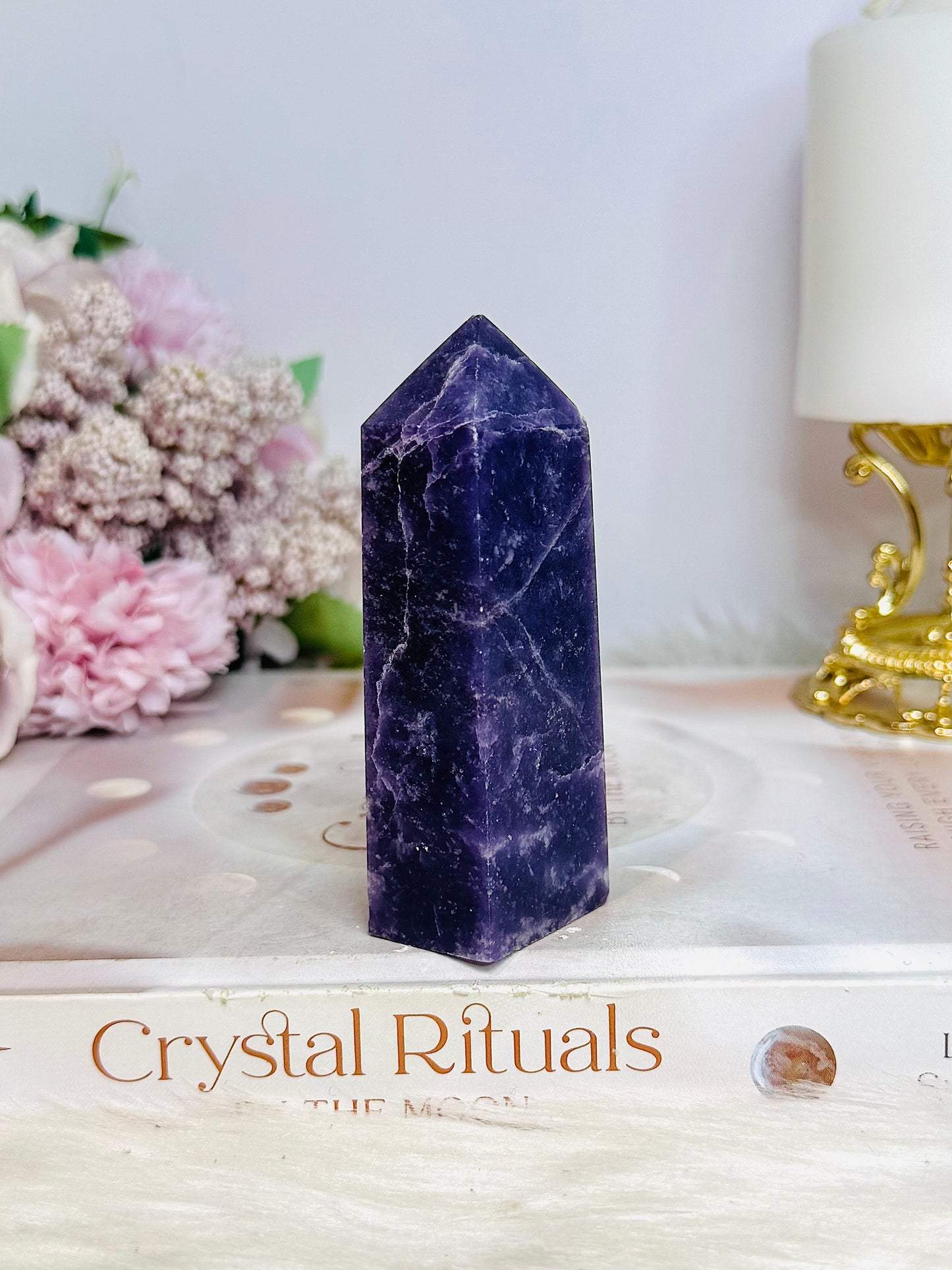 Purple Lepidolite Tower 9cm