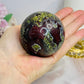 Large Dragons Blood Sphere on Stand 384g