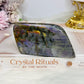 Labradorite Freeform with Purple & Pink Flash 10.5cm