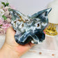 Moss Agate Druzy Butterfly Bowl 12cm