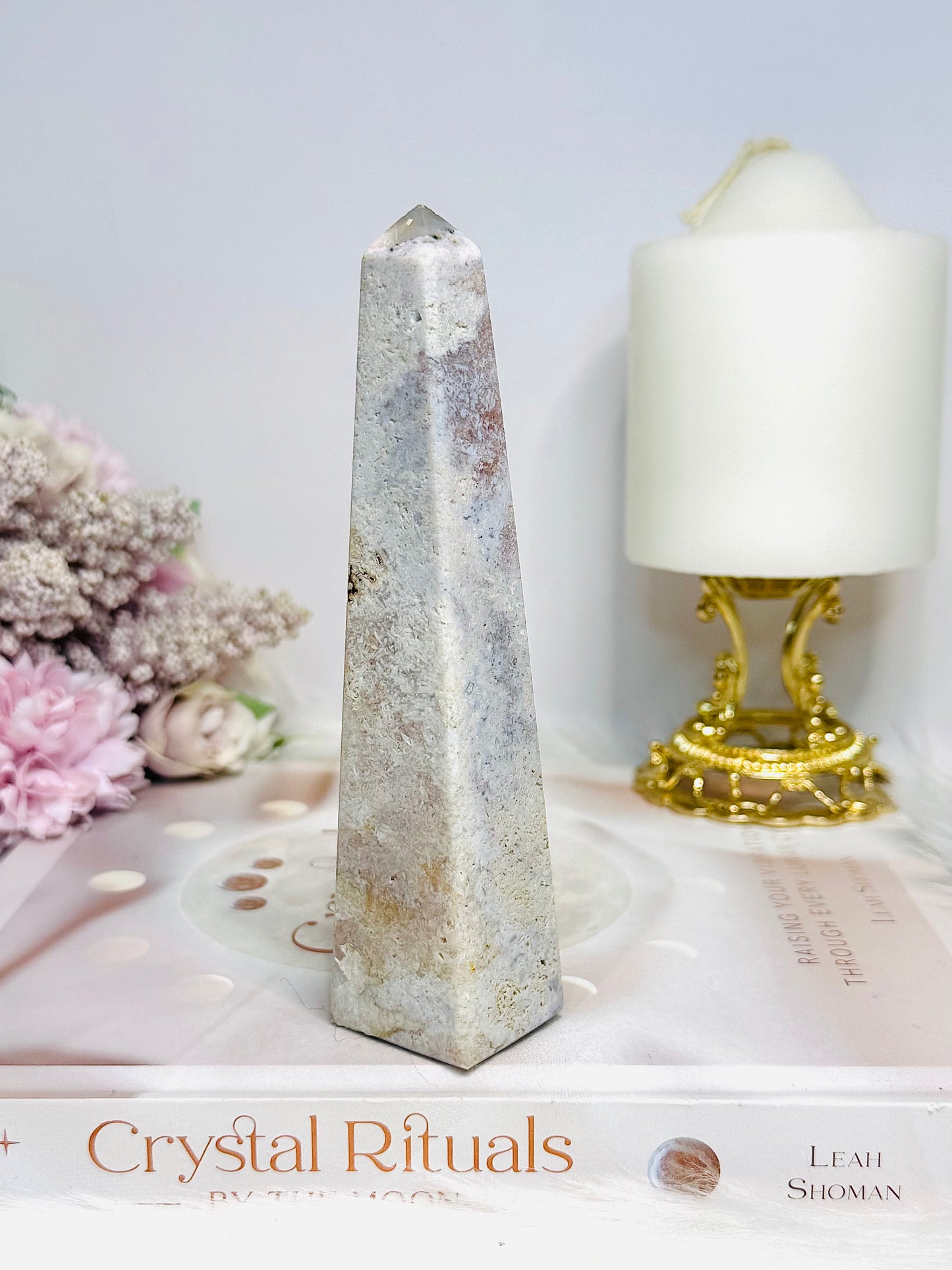 Pink Amethyst Tower | Obelisk 13.5cm