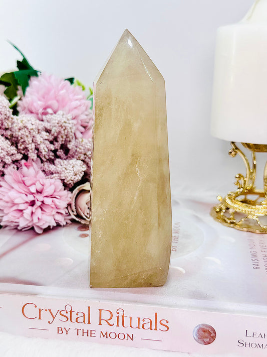 Gorgeous Smokey Quartz Tower From Brazil 13cm 344grams