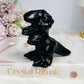 Black Obsidian Dinosaur 8cm