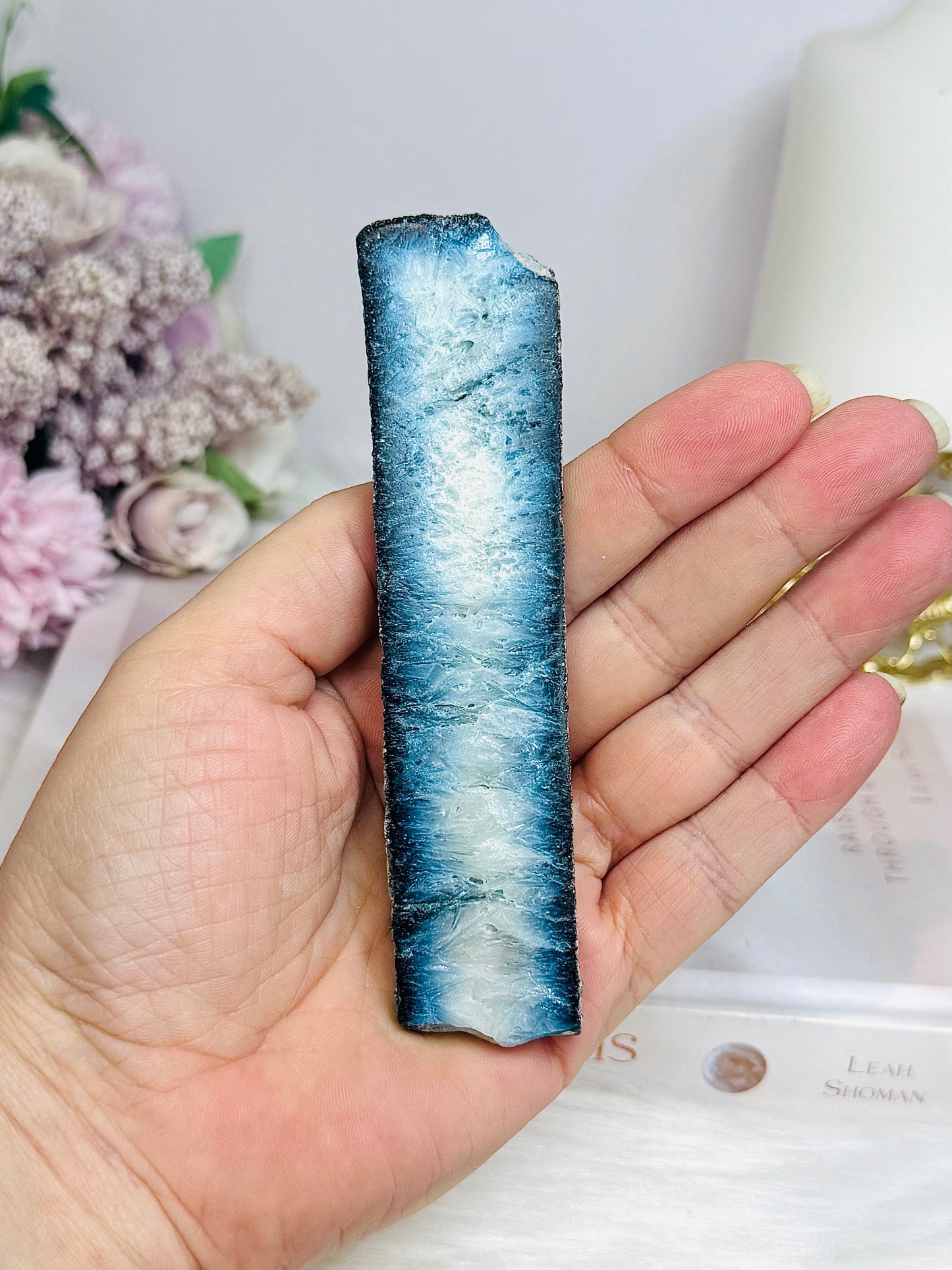 Blue Slag Glass 11.5cm