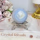 Druzy Blue Lace Agate Sphere On Stand 168g