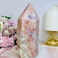 High Grade Pink Amethyst Druzy Tower 16cm 920g