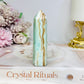 Blue Aragonite Tower 9cm