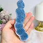 Natural Blue Coral Fossil Specimen Slab 15cm