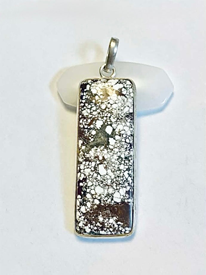 Wild Horse Jasper Sterling Silver Pendant in Gift Bag