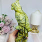Large Chunky Jade Carved Parrot (Bird) 20.5cm 820g