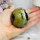 Money Agate Sphere on Stand 278g