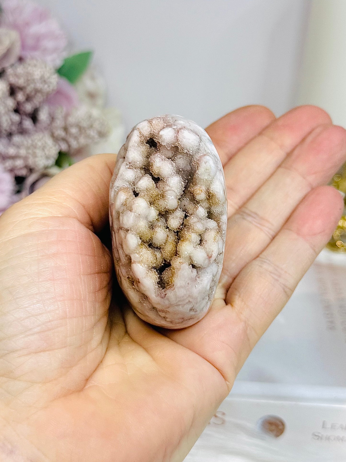 High Grade Druzy Flower Agate Freeform 5.5cm