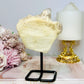 Large Natural Pink Lithium Cluster on Stand 514g