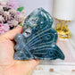 Moss Agate Carved Druzy Fairy 10cm