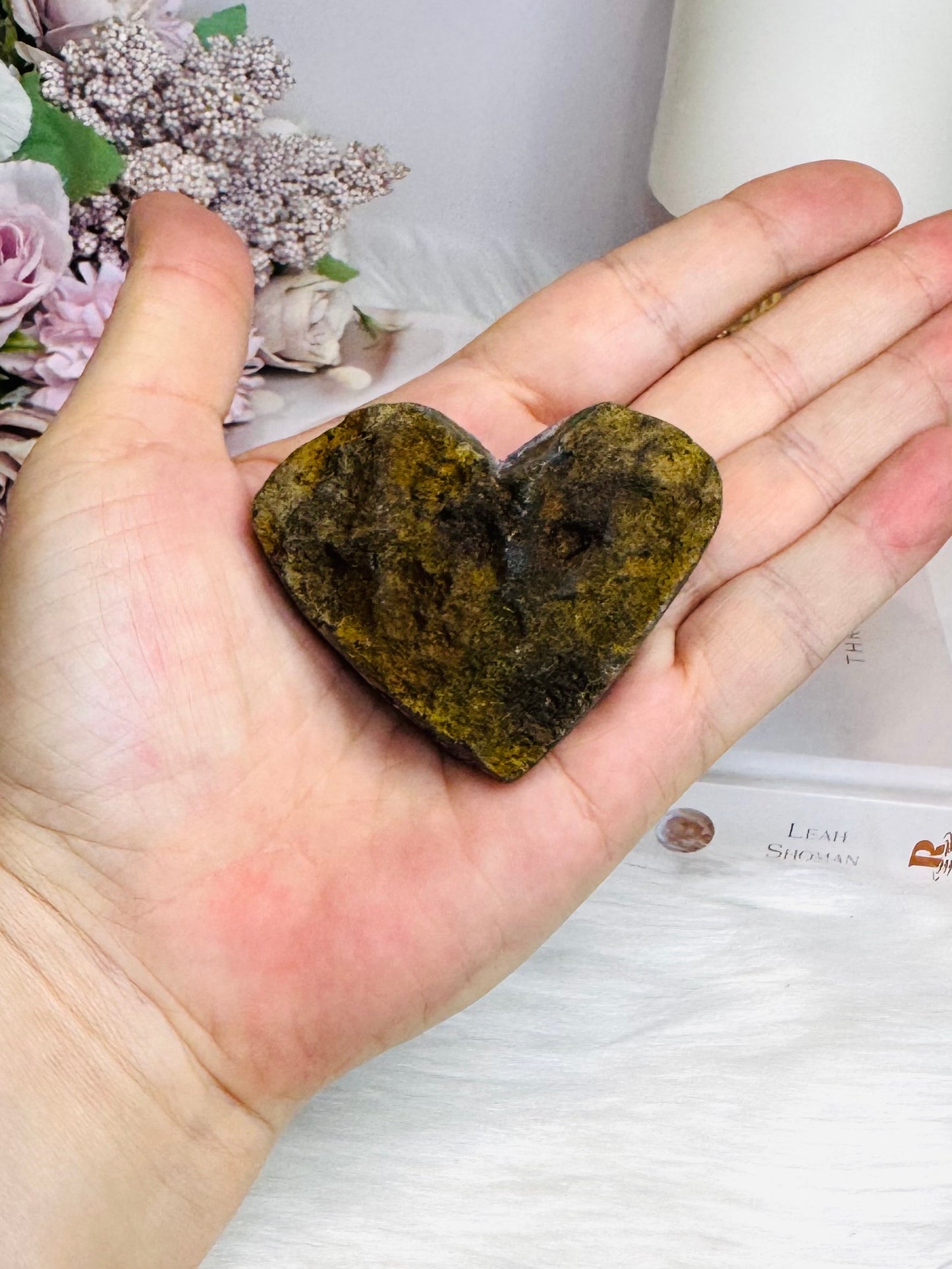 High Grade Amethyst Cluster Heart 6cm