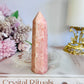 Pink Opal Tower 10.5cm