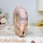 Pink Flower Agate Freeform 8cm 264g