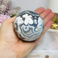 Large Mexican Crazy Lace Agate Druzy Sphere On Stand 425g