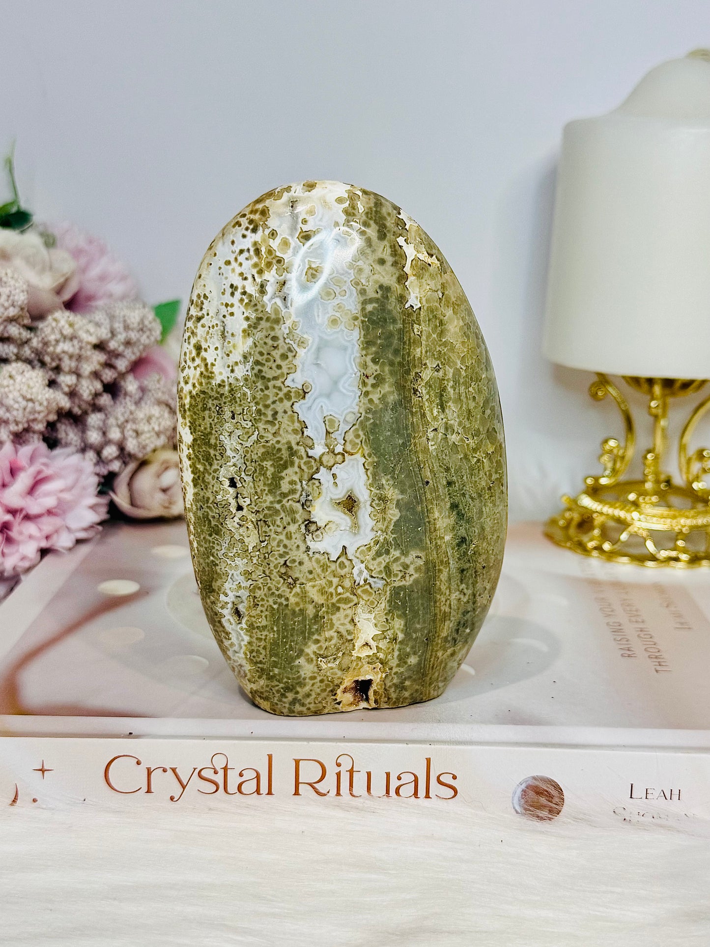 Ocean Jasper Druzy Freeform 12cm 521g