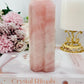 Classy & Absolutely Gorgeous Large 14.5cm Rose Quartz Double Tower Truly Gorgeous