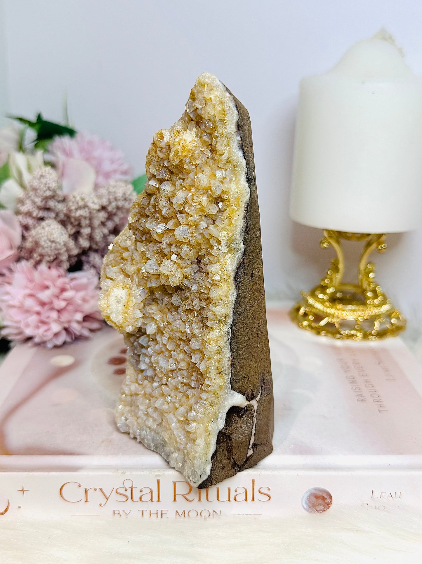 Natural Quartz Cut Base Cluster 14cm 615g