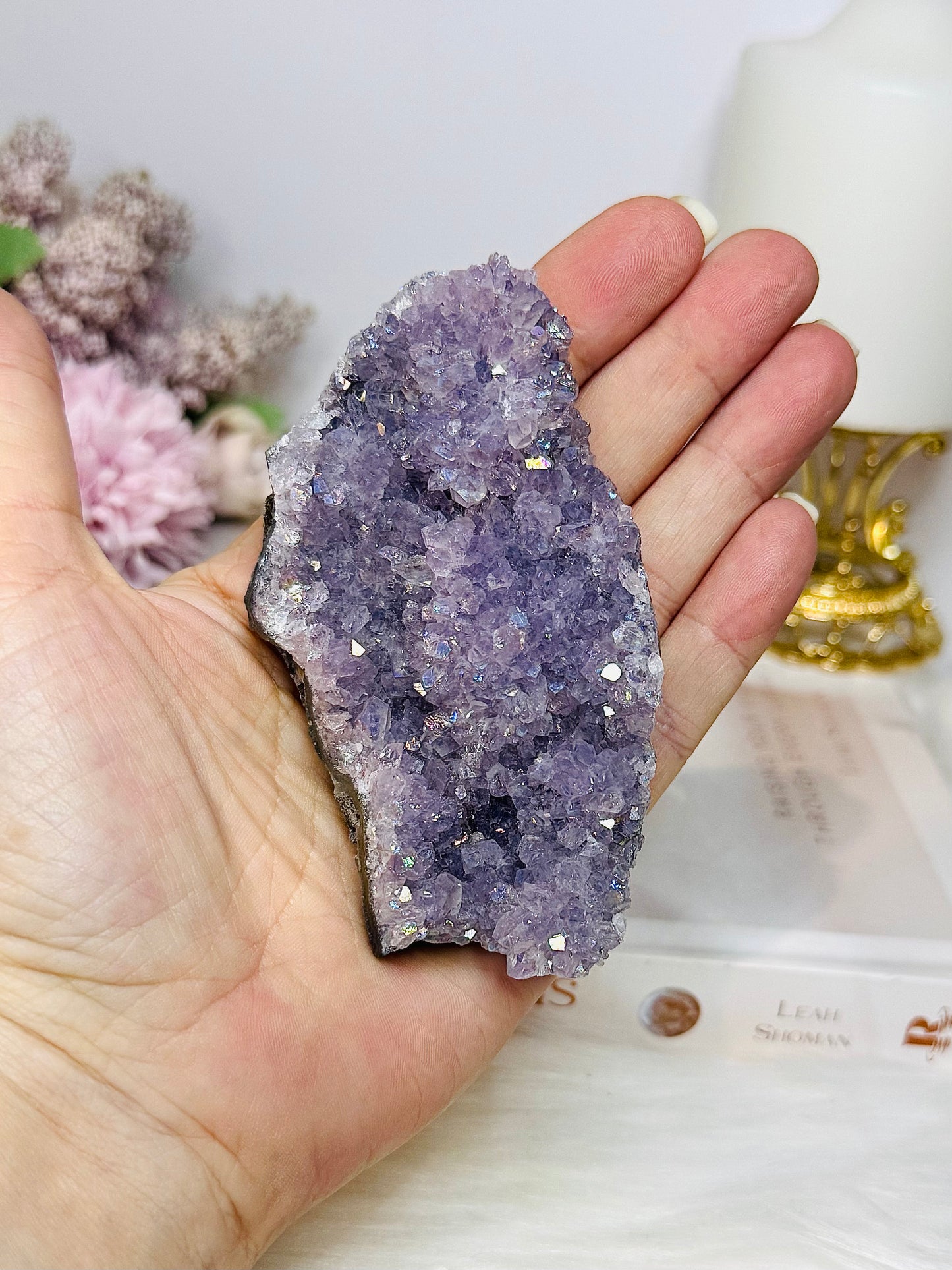 Angel Aura Amethyst Slab 9.5cm
