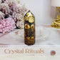 Natural Mookaite Carved Tower 7cm