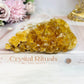 Cubed Yellow Calcite Specimen 12.5cm 351g
