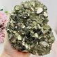 High Grade Incredible Large 1.84KG 15cm Cubed Pyrite Specimen On Stand