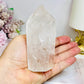 Chunky Clear Quartz Tower with Rainbows 11.5cm 369g