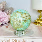 A Rare Stone ~ Genuine Inca Turquoise Sphere 302g On Stand