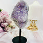 Large Angel Aura Amethyst Cluster on Stand From Brazil 16cm