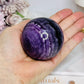 High Grade Purple Fluorite Sphere On Stand 340g