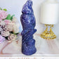 Large 15cm Lepidolite Carved Cockatoo Bird