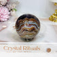 Amethyst X Mexican Crazy Lace Sphere On Stand 228g