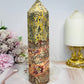 Large Leopard Skin Jasper Chunky Tower 18cm