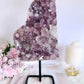 Large 30cm 2.29KG Amethyst Druzy Cluster On Stand From Brazil