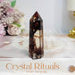 High Grade Fire Quartz Tower 7cm