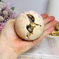 Large Druzy Pink Amethyst Sphere on Stand 414g
