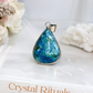 Chrysocolla Silver Pendant