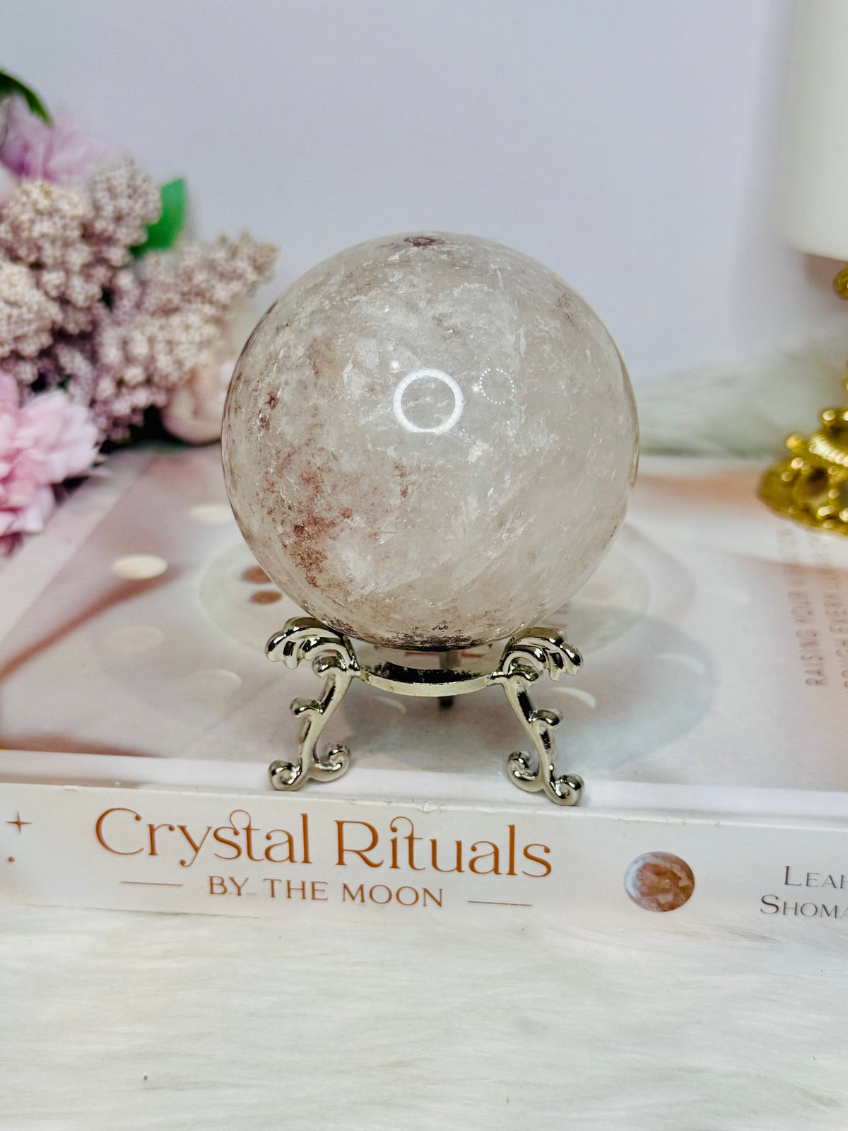 Lodolite | Garden Quartz Sphere on Stand 400g